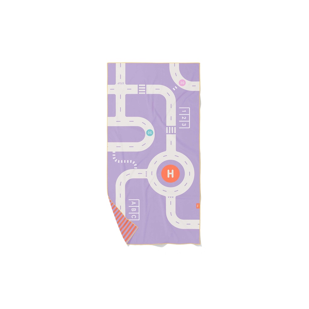 PlayTowel M - Circuit lavende