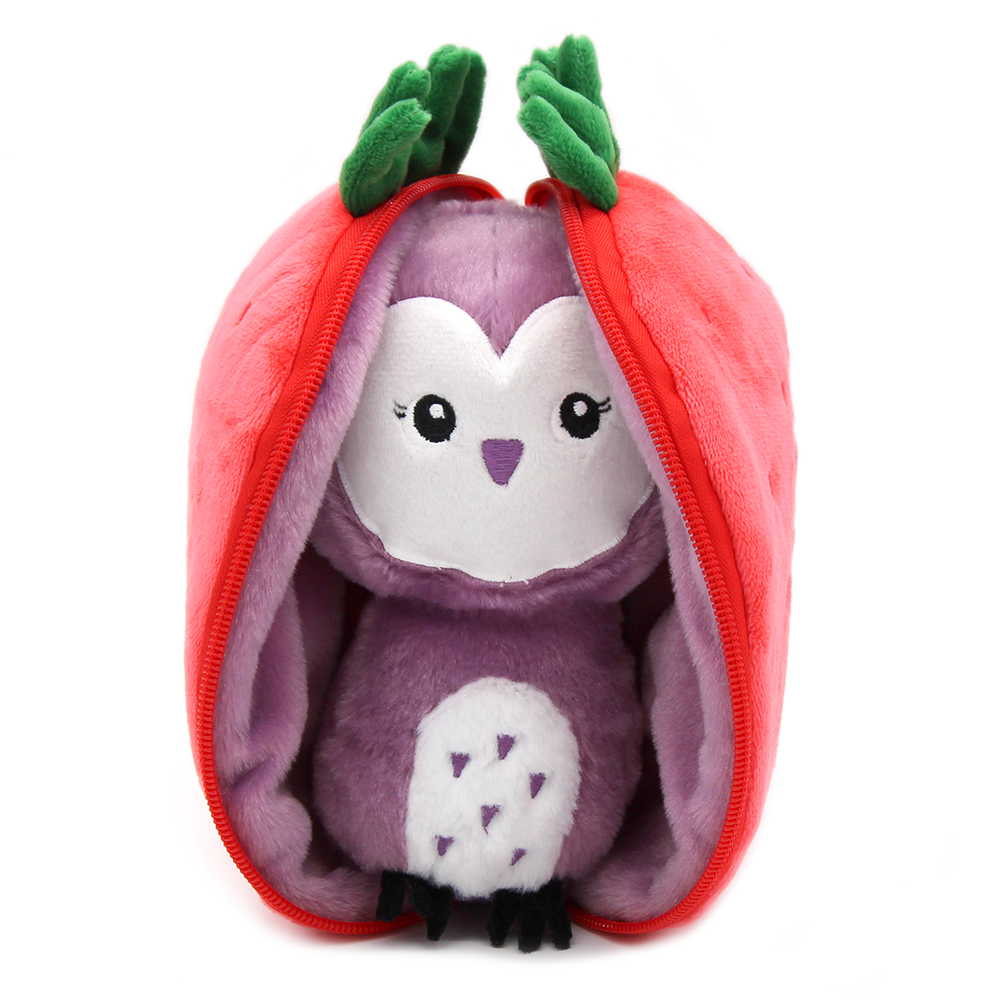 Flipetz -  VIOLET THE OWL / STRAWBERRY