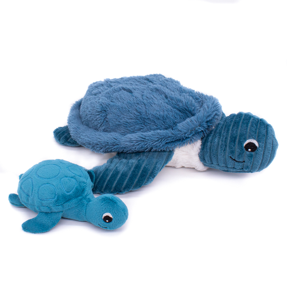 SAUVENOU LA TORTUE MAMAN & BEBE BLEUE