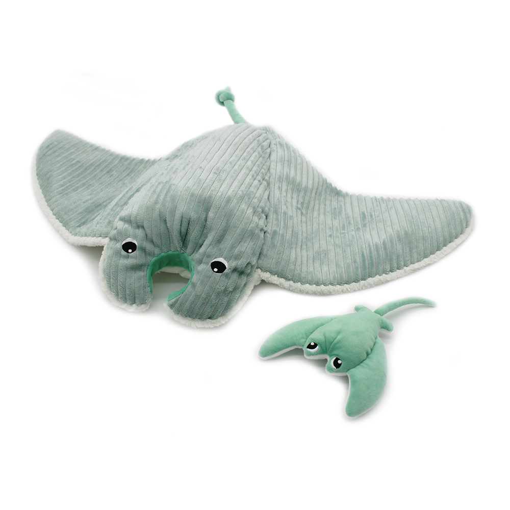 MENTALOU THE MANTA RAY MOM & BABY MINT