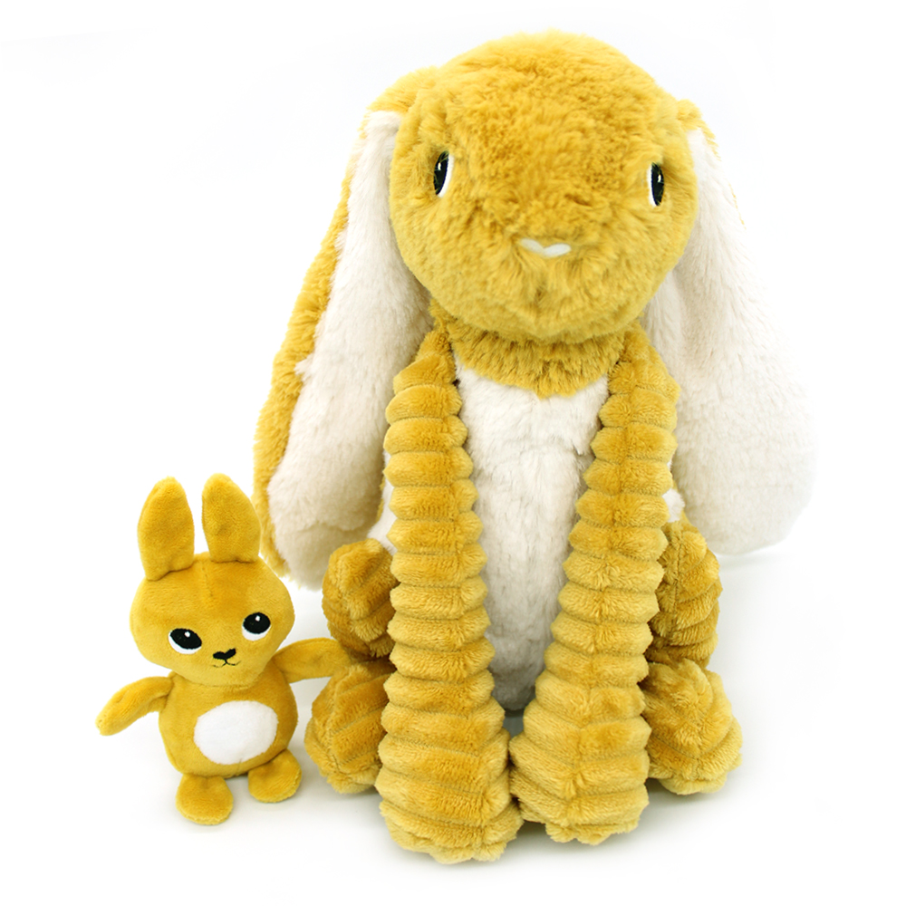 TOUDOU BUNNY MOM&BABY LIGHT MUSTARD