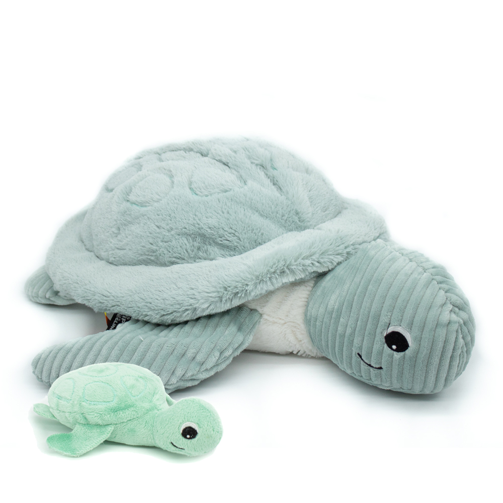 SAUVENOU LA TORTUE GEANTE MAMAN & BEBE MENTHE