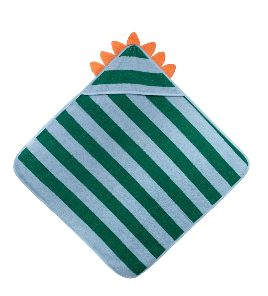 Cape de bain cotton  75 x 75cm - Dino lagon
