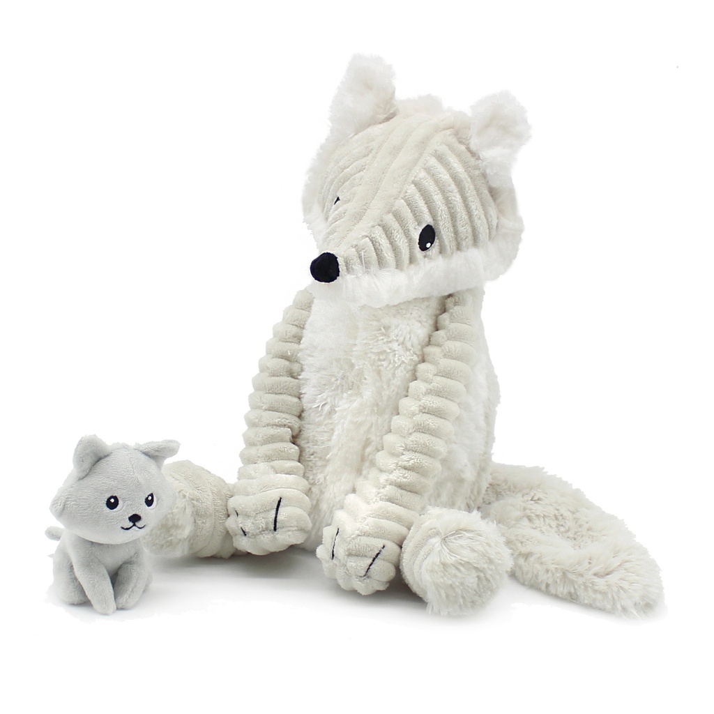FRIMOU Snow fox  MUM & BABY OFFWHITE