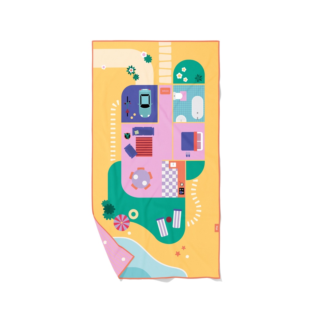 PlayTowel L (180 x 100cm) -  Doll house