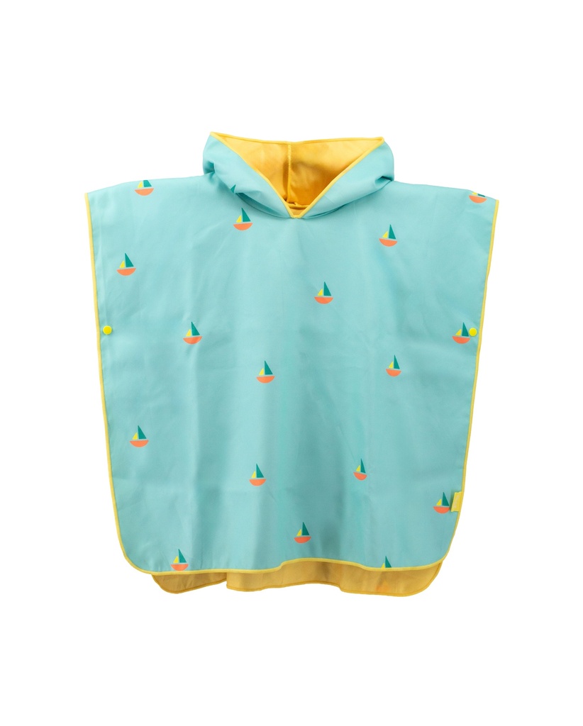 Beach poncho Banana Blue