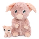 BARBEKIOU PIG MOM & BABY  PINK